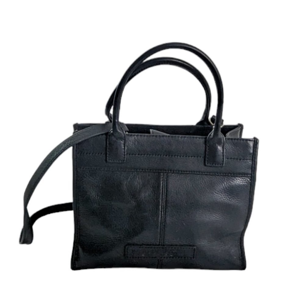 VTG Fossil Square Black Crossbody Bag With Shoulder Straps